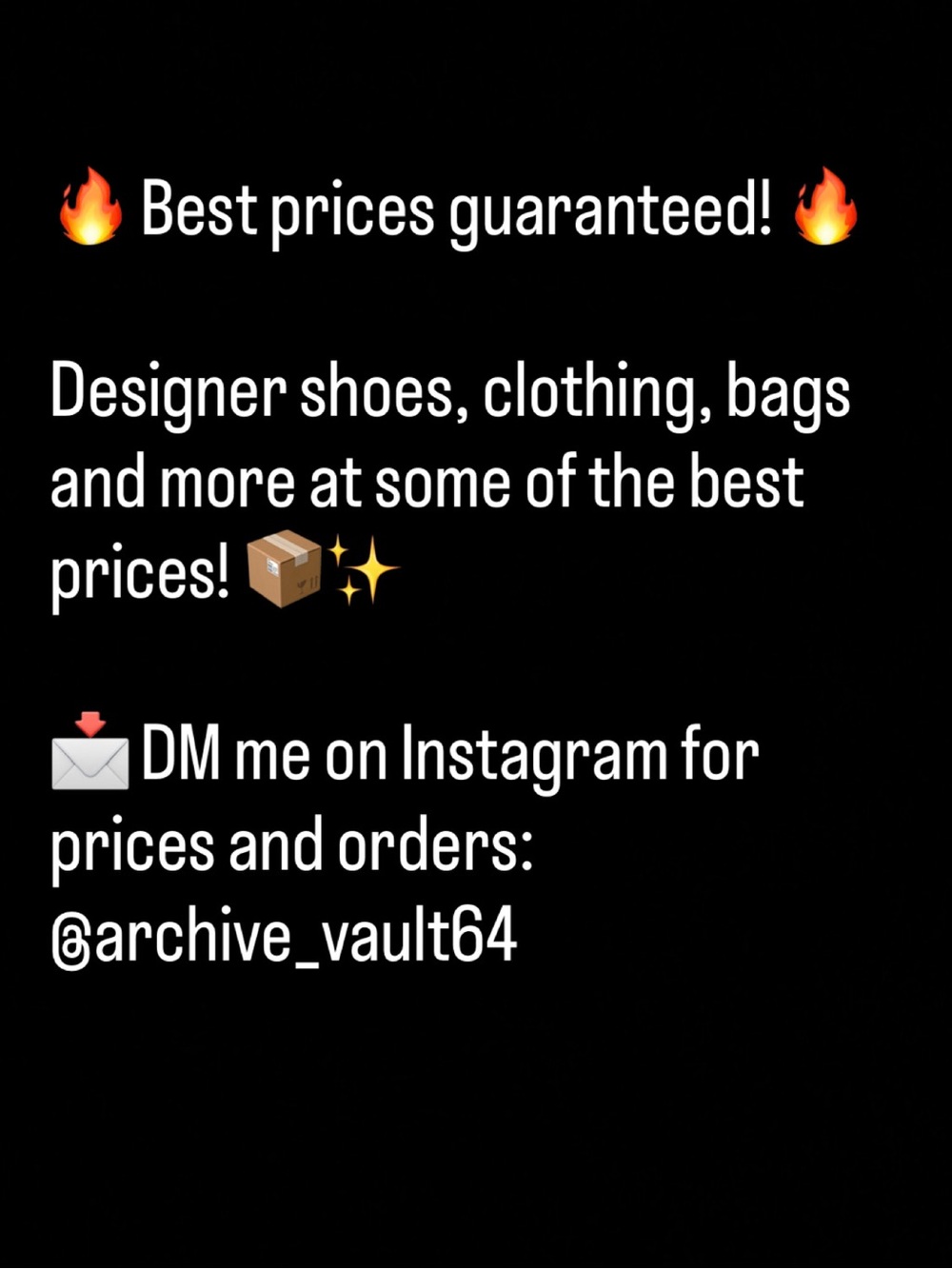 Dm me on insta archive_vault64